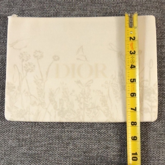 DIOR Beauty Makeup Bag Pouch Floral Flat Medium Authentic Luxury Gift - Picture 12 of 13